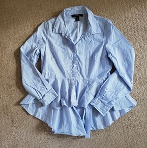 Forever 21 Contemporary striped button up shirt